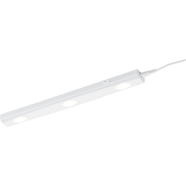 LED-työpistevalaisin 3W 270lm 3000K, 400x40x20mm, valkoinen