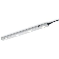 LED-työpistevalaisin 4W 350lm 3000K, 550x40x20mm, harmaa