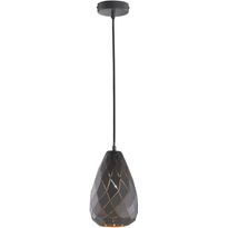 Riippuvalaisin Trio Onyx Ø150x1500mm, antrasiitti/kulta
