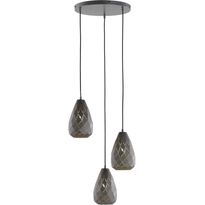 Riippuvalaisin Trio Onyx, ø350x1500mm, antrasiitti/kulta
