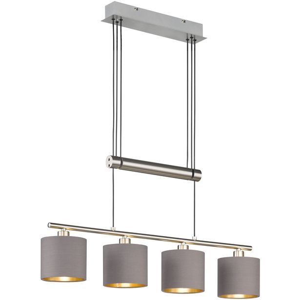 Riippuvalaisin Trio Garda, 1500x770x135mm, ruskeanharmaa