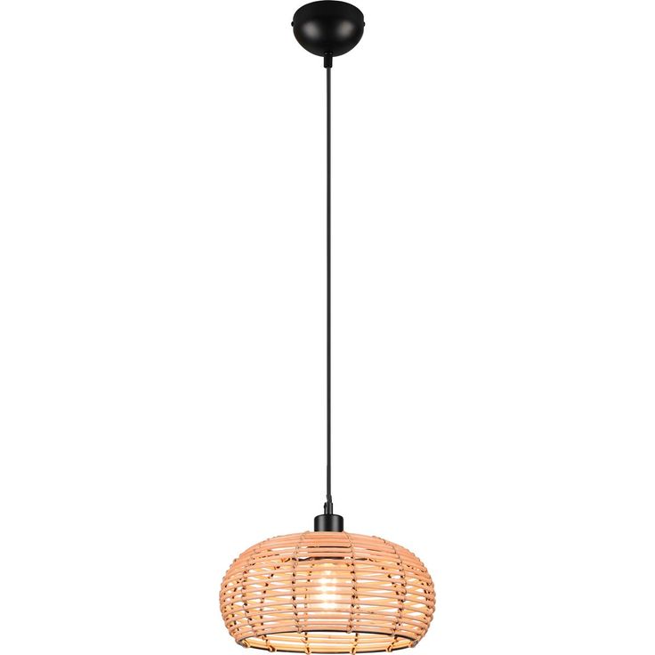 Riippuvalaisin Trio Inga 30cm E27 rottinki