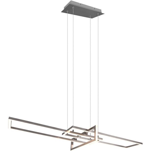 LED-riippuvalaisin Trio Salinas, harjattu teräs