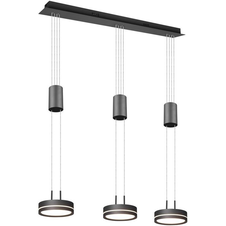 LED-riippuvalaisin Trio Franklin, 3-osainen, eri värejä