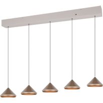 Riippuvalaisin Trio Laguna LED säädettävä värilämpötila 5-osainen