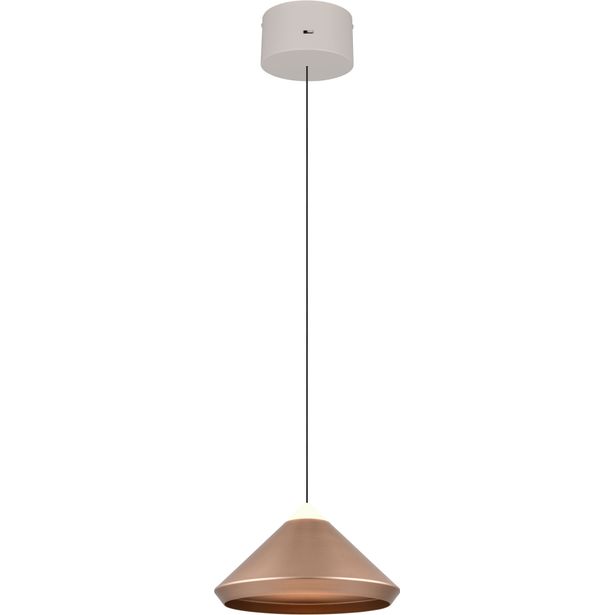 Riippuvalaisin Trio Laguna LED 1-osainen 30cm kahvi