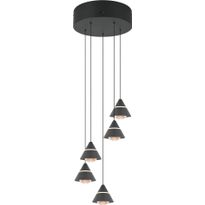 Riippuvalaisin Trio Romeo LED säädettävä värilämpötila 5-osainen