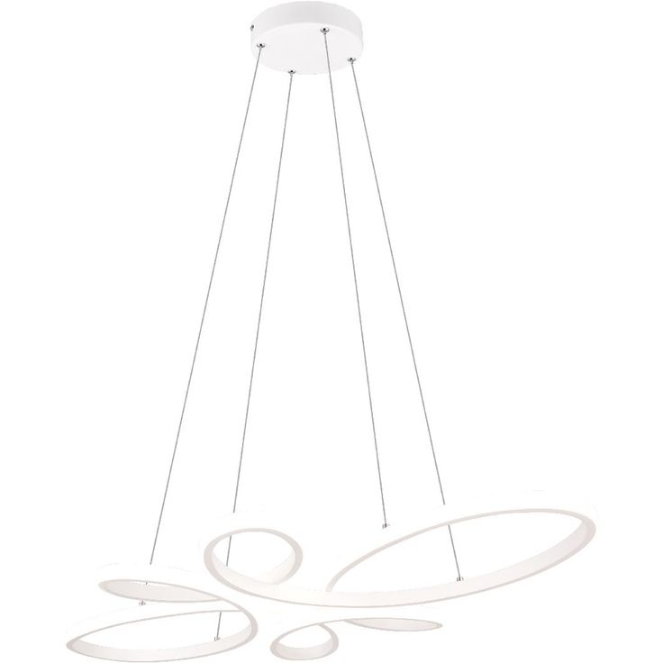 LED-riippuvalaisin Trio Fly, mattavalkoinen, 4000K