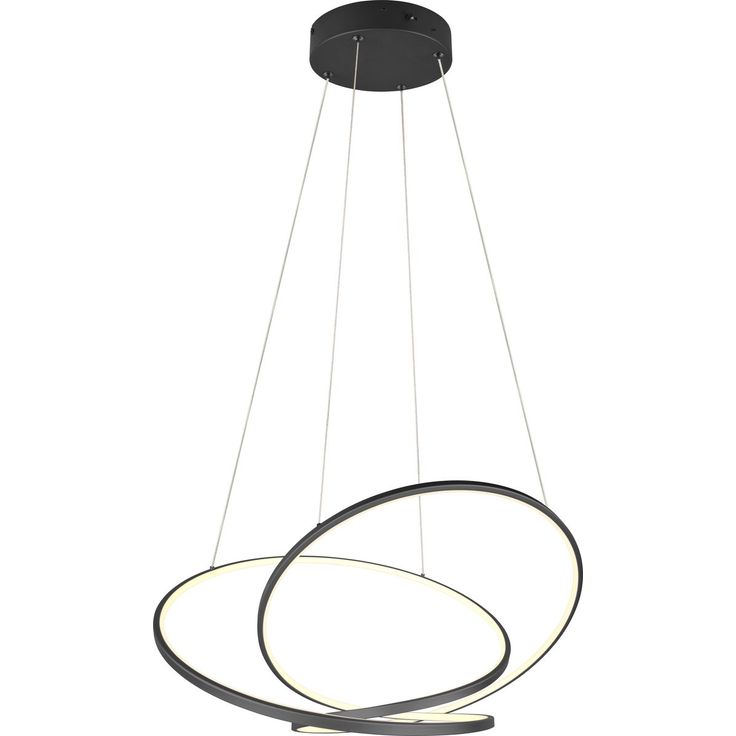 LED-riippuvalaisin Trio Darvin 84cm musta