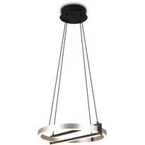 LED-riippuvalaisin Trio WiZ Thompson, 55cm, harjattu alumiini, RGB
