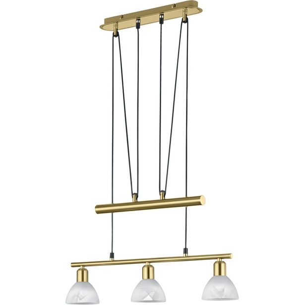 Riippuvalaisin Trio Levisto, 605x110x1600 mm, 3-osainen mattamessinki