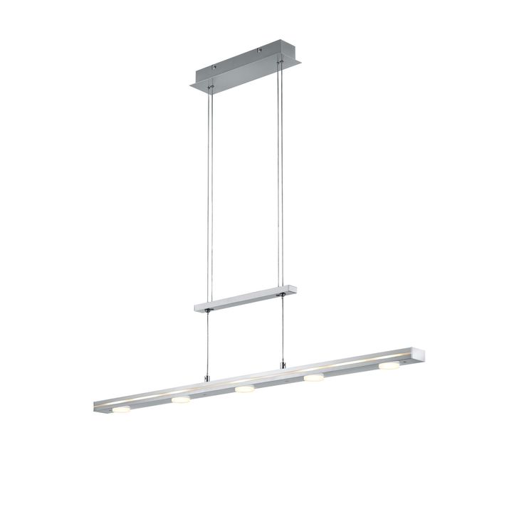 LED-riippuvalaisin Trio Lacal 1000x1600x80 mm, harjattu teräs