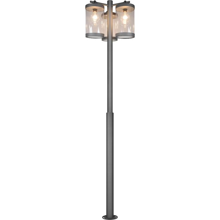Pylväsvalaisin Trio Sambesi 240cm 3xE27 hämärätunnistin