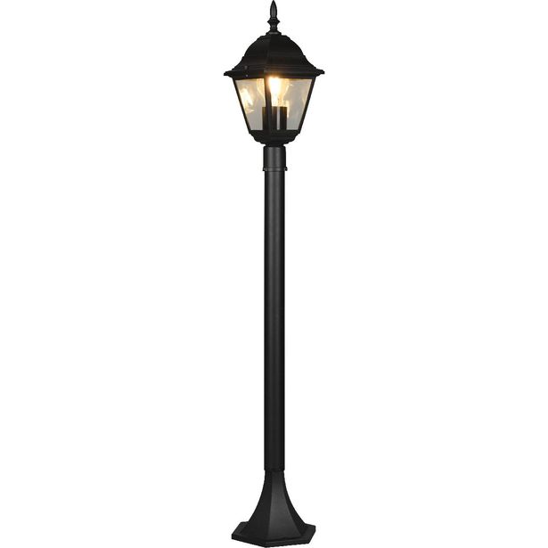Pylväsvalaisin Trio Livenza, 1-os, 100cm, E27, mattamusta