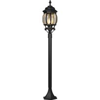 Pylväsvalaisin Trio Elvo, 1-os, 100cm, E27, mattamusta