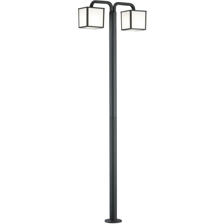 Pylväsvalaisin Cubango LED 2x5W, 200cm, 2-osainen
