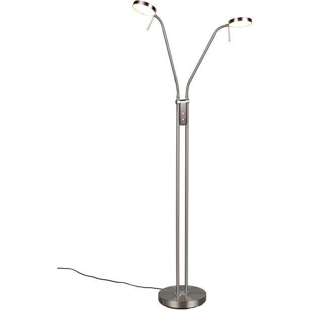 Lattiavalaisin Trio Monza 160cm LED 2-osainen harjattu teräs