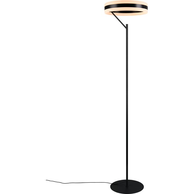 Lattiavalaisin Trio Dios LED 180cm mattamusta