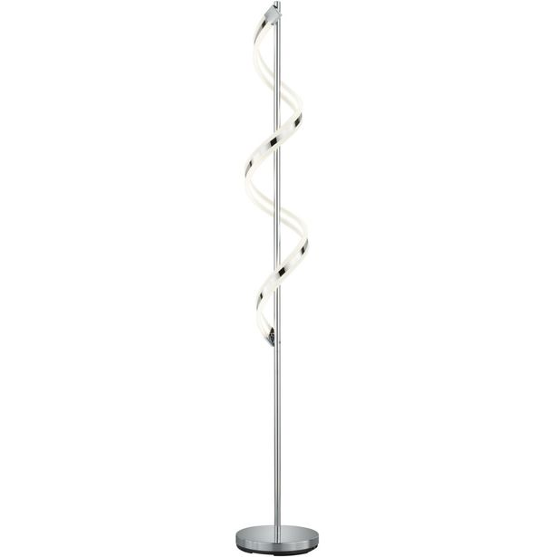 LED-lattiavalaisin Trio Sydney Ø 250x1620 mm, kromi