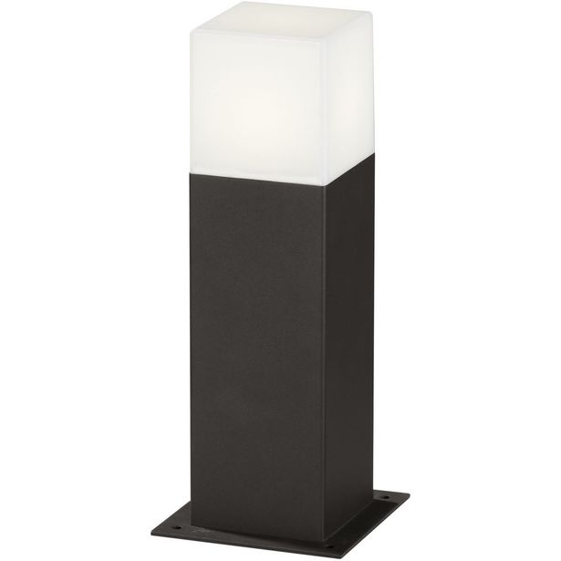 Pylväsvalaisin Hudson, sis. 4W LED, IP44, 30cm, musta