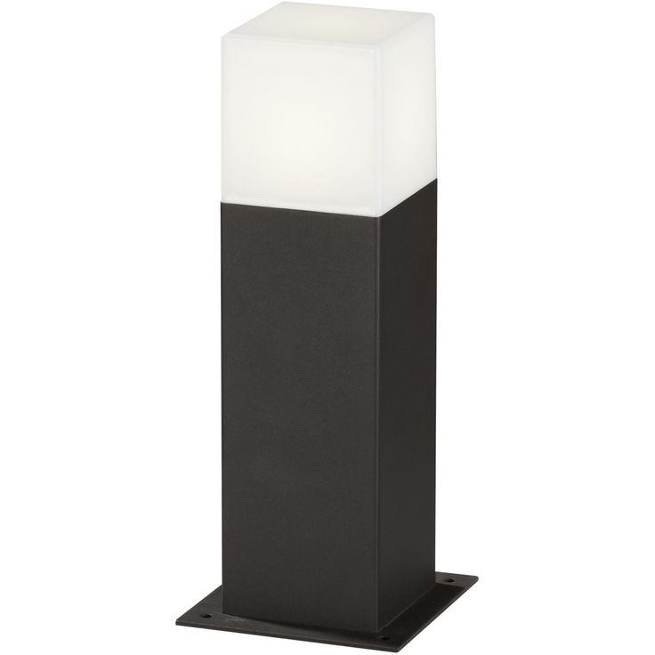Pylväsvalaisin Hudson, sis. 4W LED, IP44, 30cm, musta