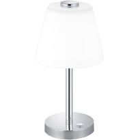LED-pöytävalaisin Trio Emerald Ø150x290 mm, kromi