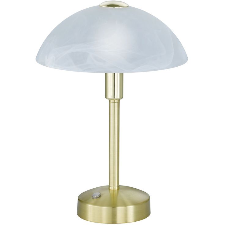 LED-pöytävalaisin Trio Donna, ø225x300mm, mattamessinki