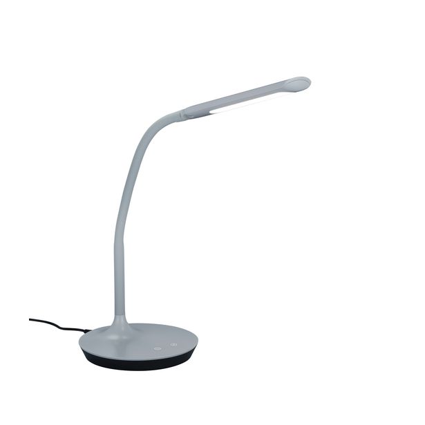 LED-pöytävalaisin Trio Polo 164x410 mm, harmaa