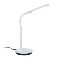 LED-pöytävalaisin Trio Polo 164x410 mm, mattavalkoinen