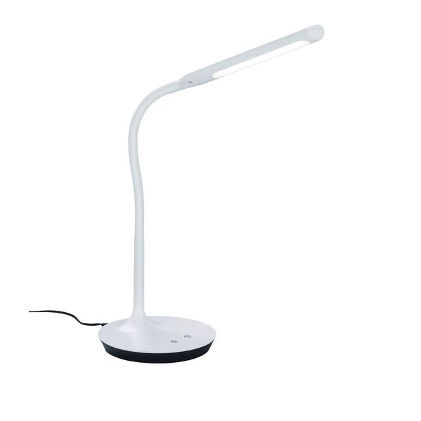 LED-pöytävalaisin Trio Polo 164x410 mm, mattavalkoinen