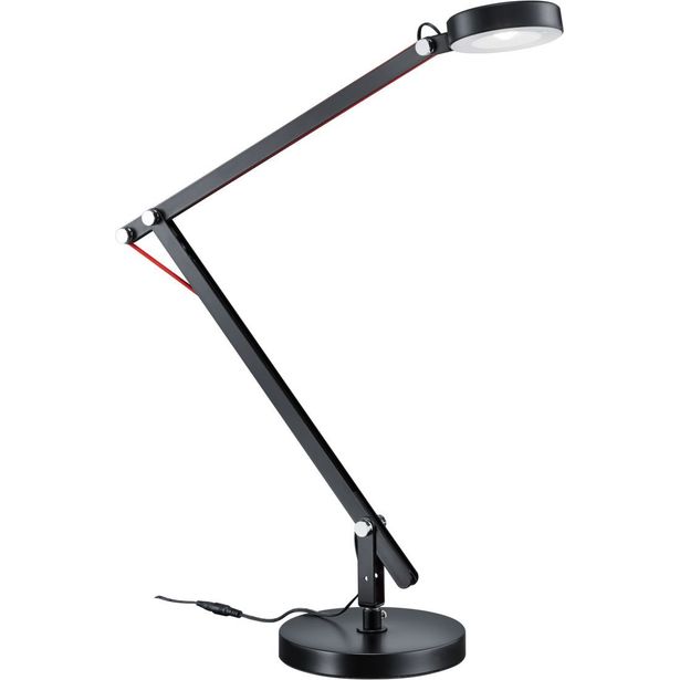 LED-pöytävalaisin Trio Amsterdam, Ø 180x180x900x900mm, musta