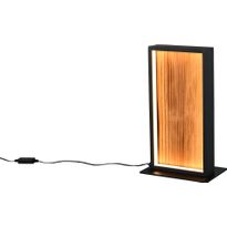 Pöytävalaisin Trio Kalea LED 3000K puu