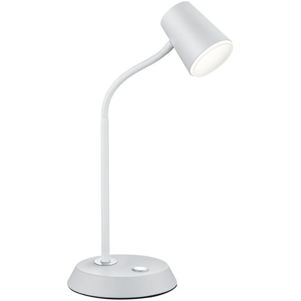 LED-pöytävalaisin Trio Narcos 380x150 mm, valkoinen