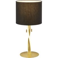 LED-pöytävalaisin Trio Nandor, ø300x620mm, kulta/musta