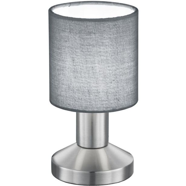 Pöytävalaisin Trio Garda, Ø 95x180mm harmaa