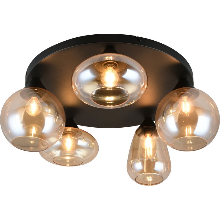 Kattovalaisin Trio Lumina 5xE14 meripihka