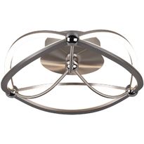 Kattovalaisin Trio Charivari, LED, &Oslash;41cm, harjattu teräs
