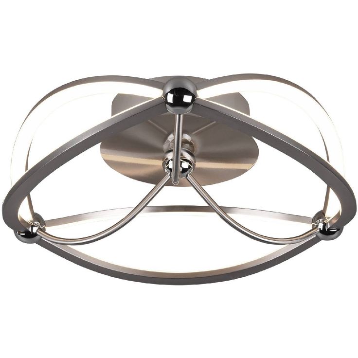 Kattovalaisin Trio Charivari, LED, &Oslash;41cm, harjattu teräs