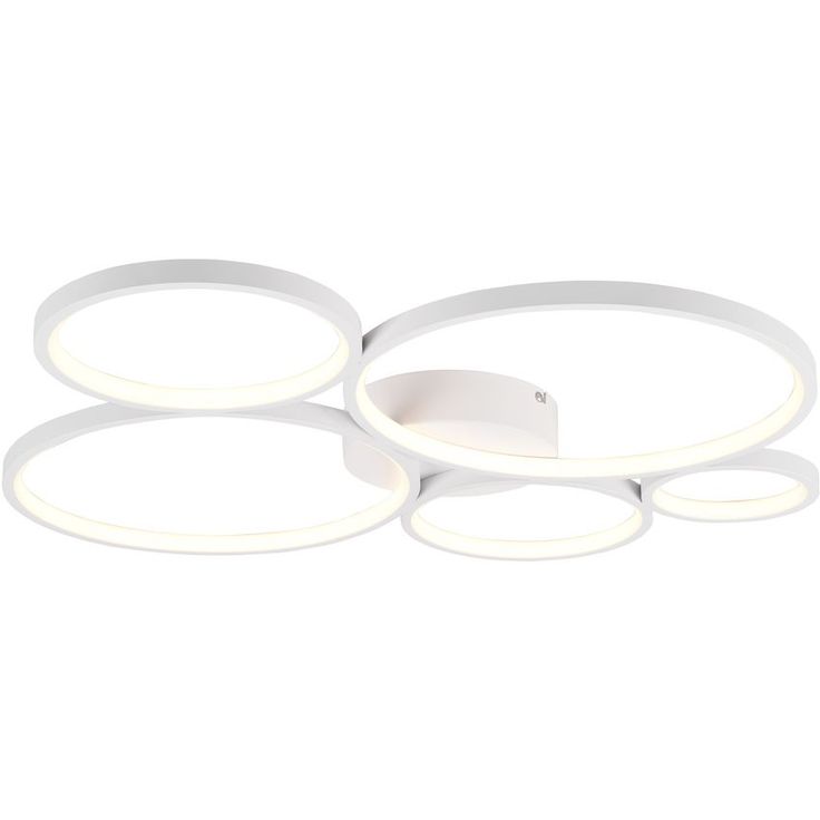 LED-kattovalaisin Trio Rondo, 5.5x59x53cm, mattavalkoinen