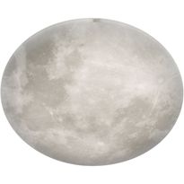 LED-plafondi Trio Lunar, Ø600x120mm, valkoinen
