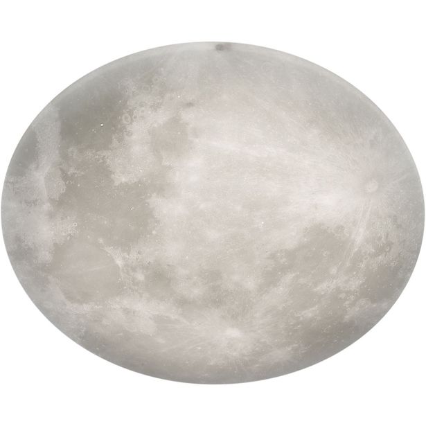 LED-plafondi Trio Lunar, Ø600x120mm, valkoinen