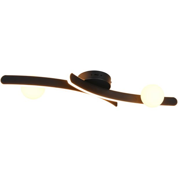 Kattovalaisin Trio Napoli 70cm LED mattamusta