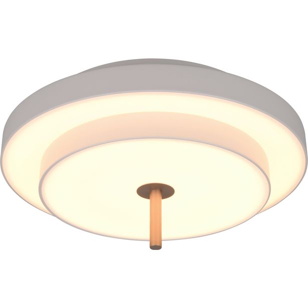 Kattovalaisin Trio Keaton LED 40cm lämmin harmaa