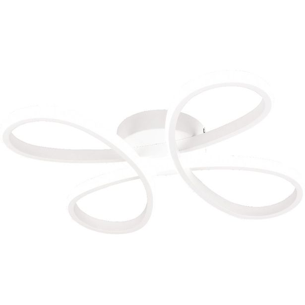 LED-kattovalaisin Trio Fly, 40cm, mattavalkoinen, 4000K