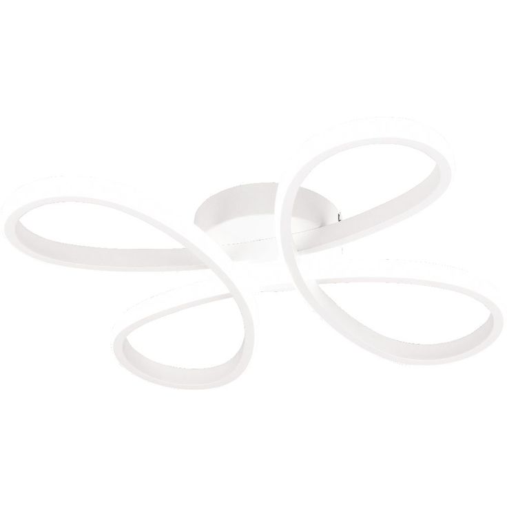 LED-kattovalaisin Trio Fly, 40cm, mattavalkoinen, 4000K
