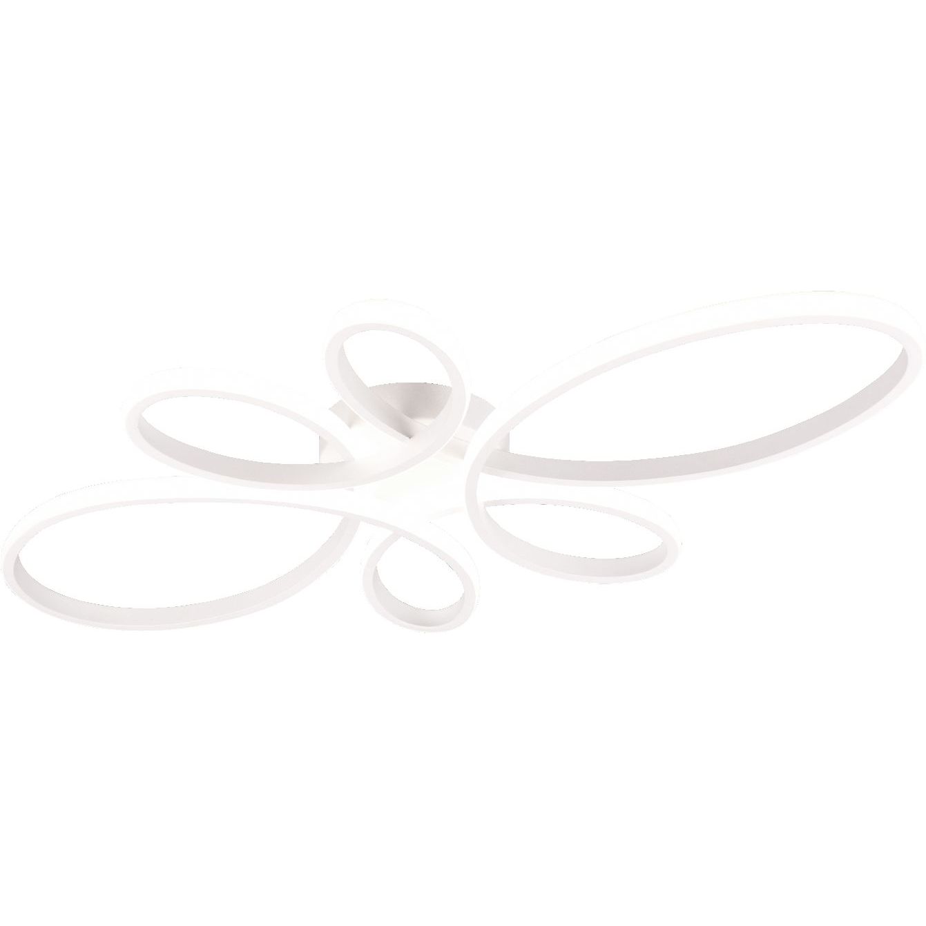 LED-kattovalaisin Trio Fly, 83cm, mattavalkoinen, 4000K