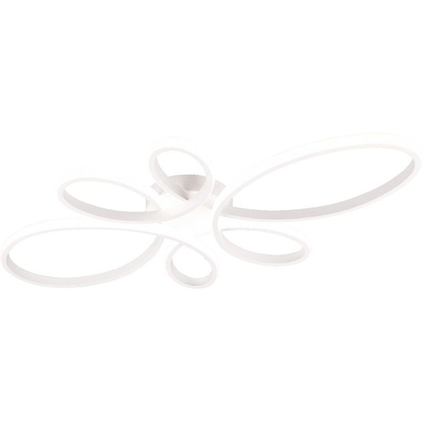LED-kattovalaisin Trio Fly, 83cm, mattavalkoinen, 4000K
