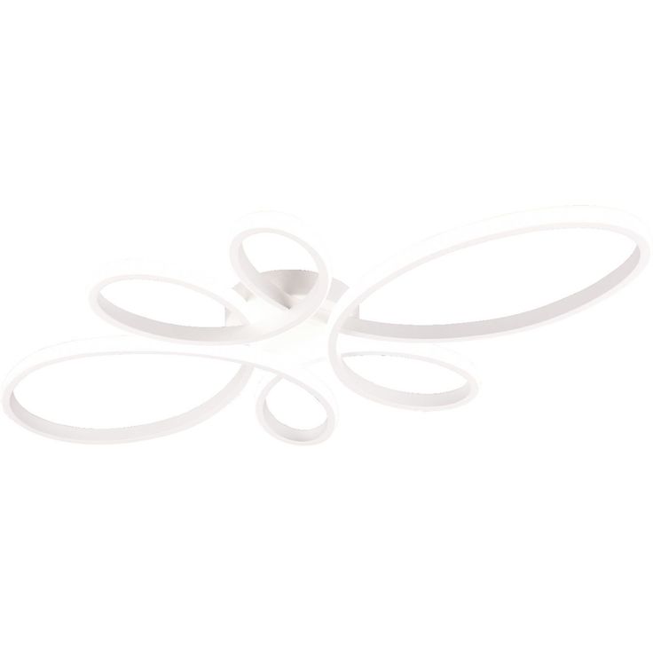 LED-kattovalaisin Trio Fly, 83cm, mattavalkoinen, 4000K