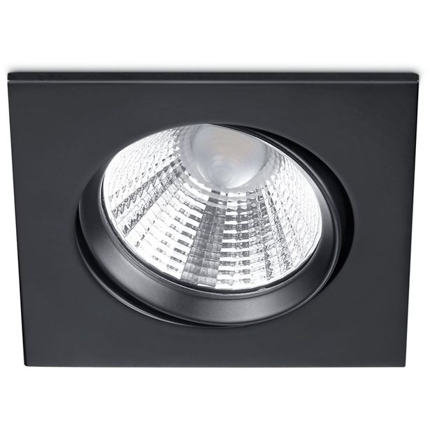 LED-alasvalo Trio Pamir, 85x54x85mm, IP23, mattamusta