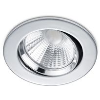 LED-alasvalo Trio Pamir, ø85x54mm, IP23, kromi